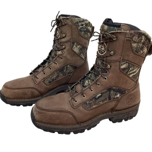 Red Wing Irish Setter Hunt 840 Havoc Mens 14 D Leather Camo Gore-Tex Boots Thin - Picture 1 of 16